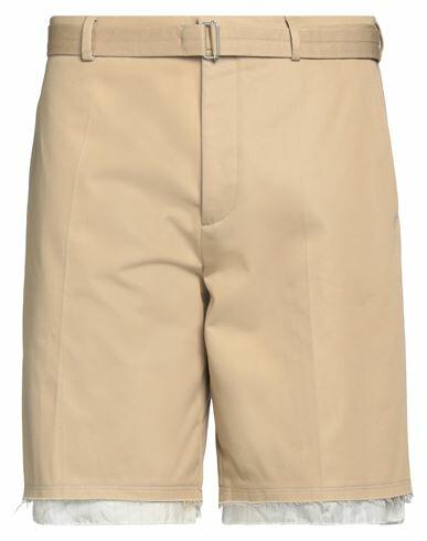 Lanvin Man Shorts & Bermuda Shorts Sand Cotton Cover