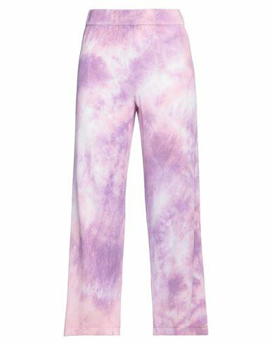 Le Tricot Perugia Woman Pants Lilac Viscose, Cotton Cover