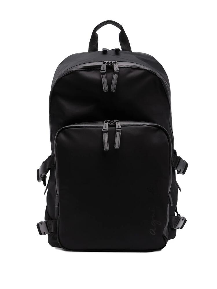 agnès b. zip-fastening backpack - Black Cover