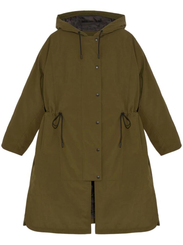 Yves Salomon hooded coat - Green Cover