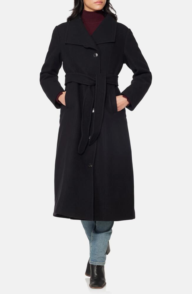 Norwegian Wool City Long Waterproof 750 Fill Power Down Coat in Black Cover