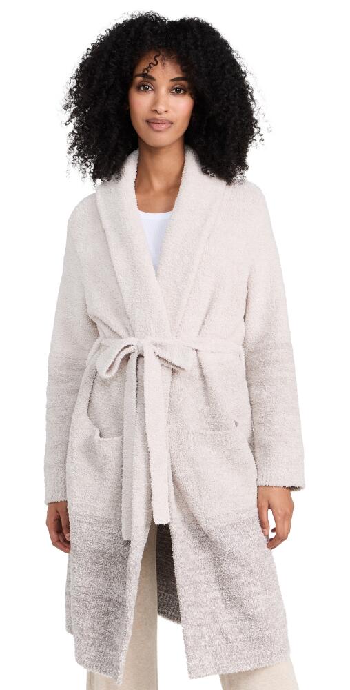 Barefoot Dreams CozyChic Heathered Ombre Robe Almond Multi Cover