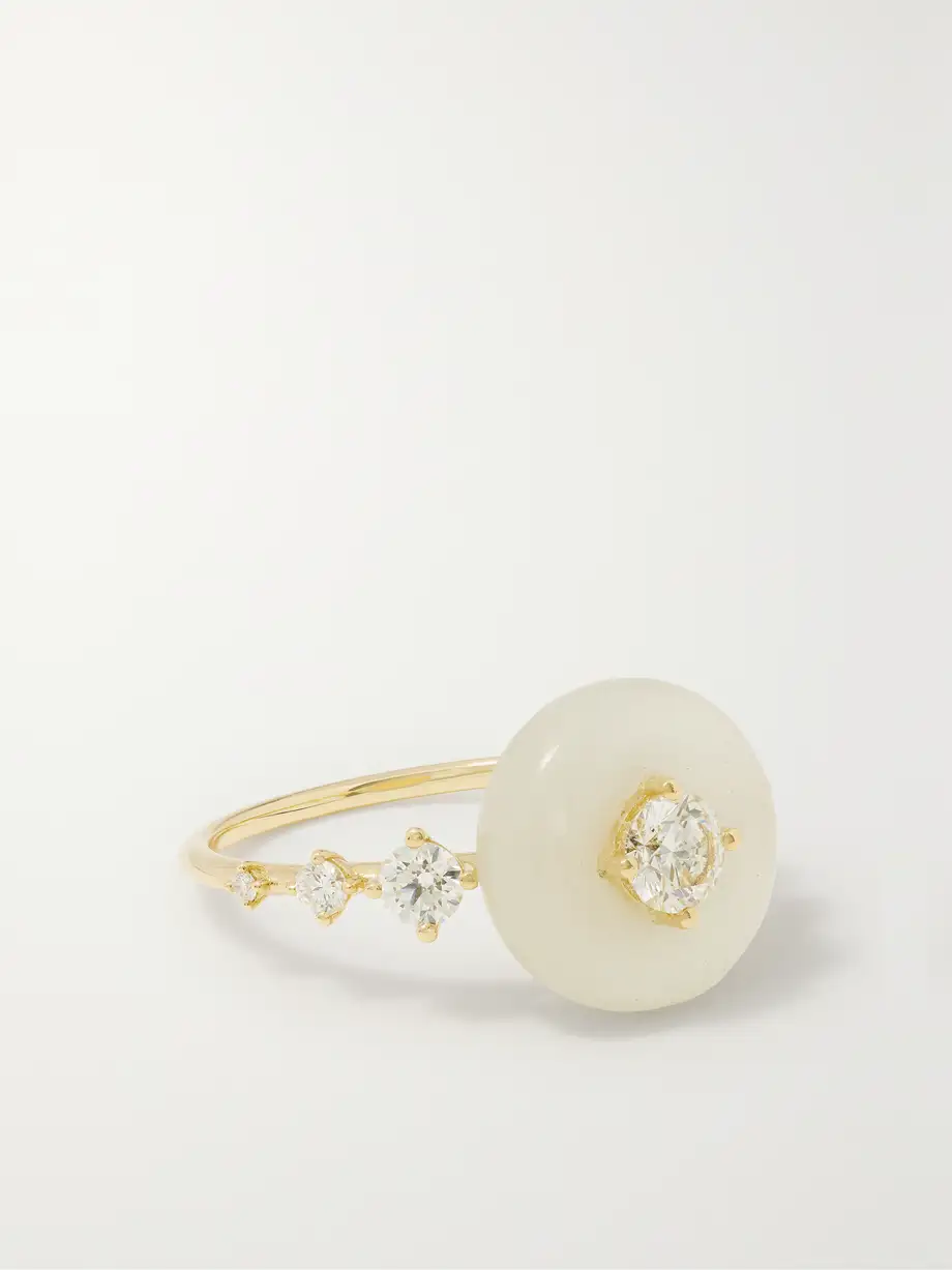 Fernando Jorge - Orbit 18-karat Gold, Aquamarine And Diamond Ring - 6 Cover