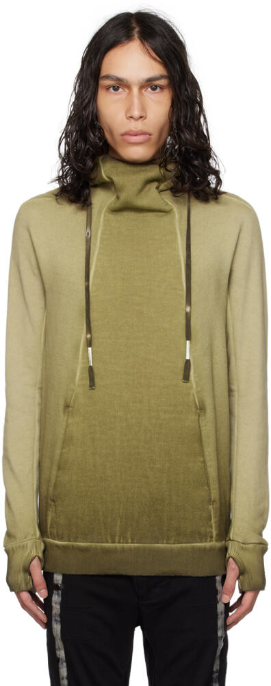 Boris Bidjan Saberi Khaki Hoody2 Hoodie Cover