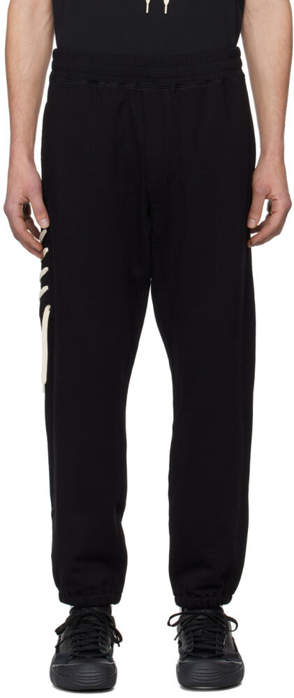 Craig Green Black Laced Sweatpants Cover