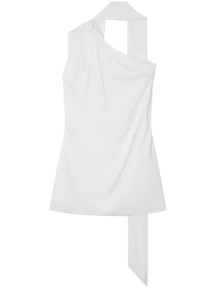 Stella McCartney one-shoulder neck-strap blouse - White Cover