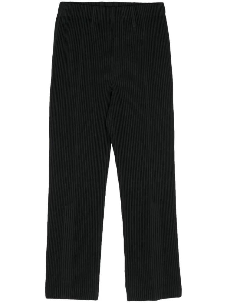 Homme Plissé Issey Miyake straight-leg pleated trousers - Black Cover