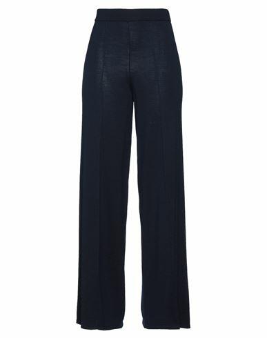 Stefanel Woman Pants Blue Merino Wool Cover