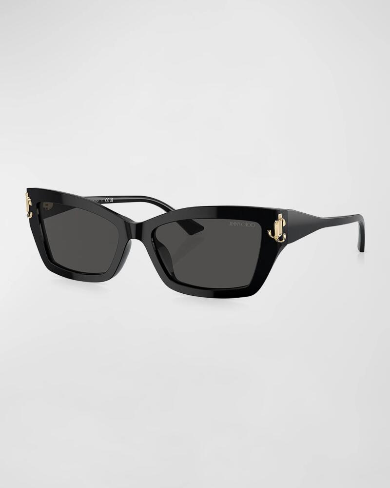 Jimmy Choo JC Logo Acetate Cat-Eye Sunglasses Cover