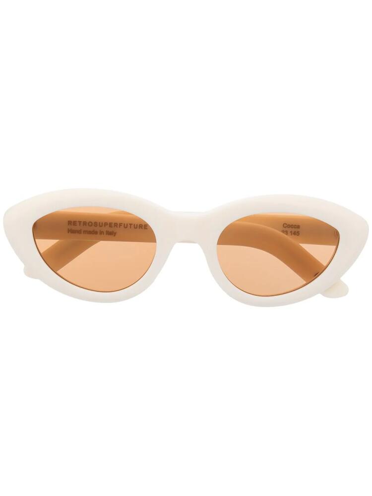 Retrosuperfuture Cocca cat-eye sunglasses - White Cover