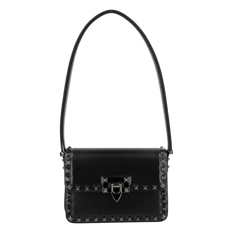 Valentino Small Smooth Leather Rockstud Shoulder Bag Cover