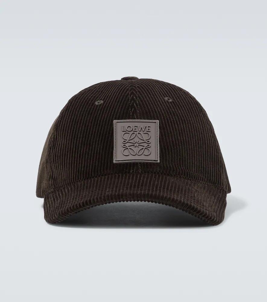 Loewe Anagram corduroy baseball cap Cover