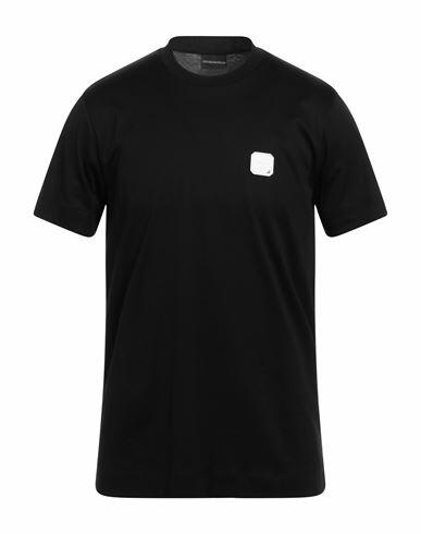 Emporio Armani Man T-shirt Black Cotton Cover