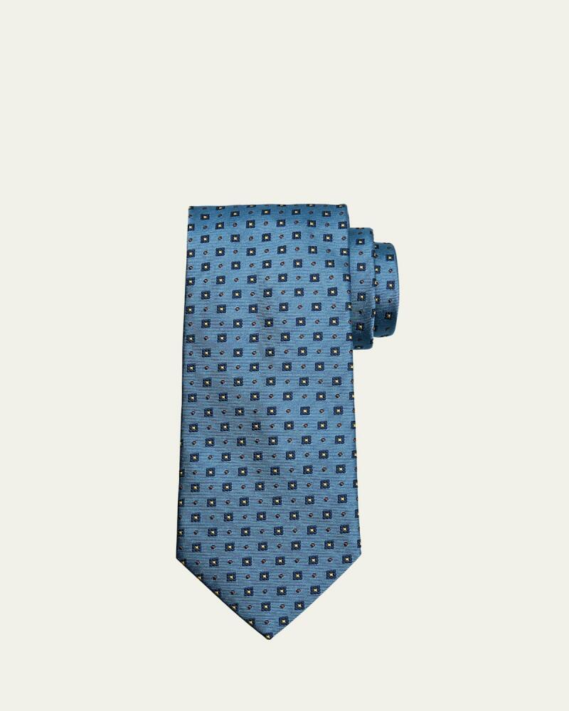 Cesare Attolini Men's Geometric Silk Tie Cover