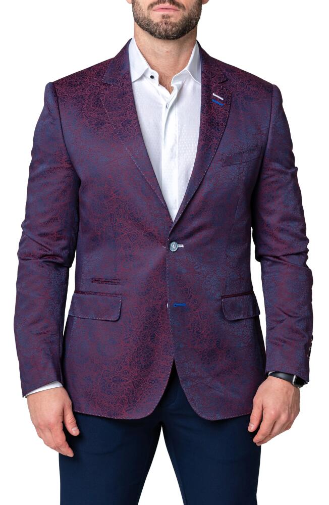 Maceoo Socrates Moxy Multi Sport Coat in Blue Multi Cover