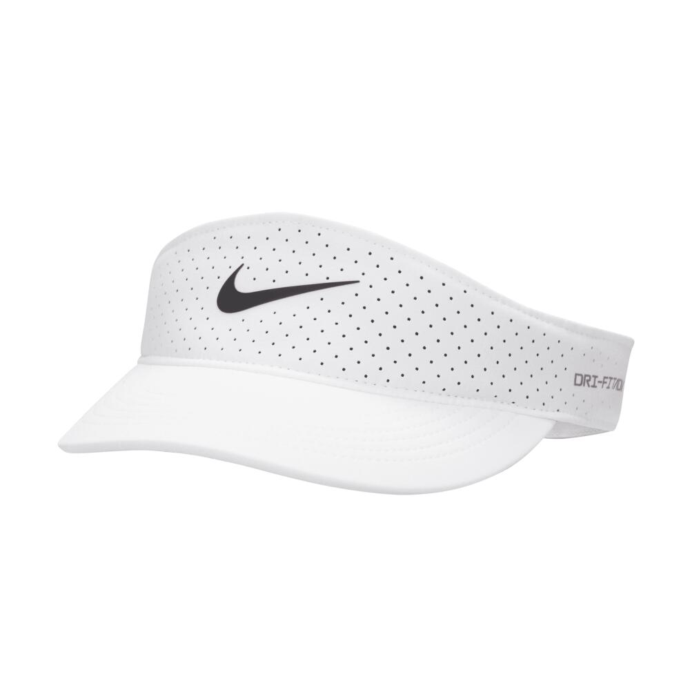 Nike Unisex Dri-FIT ADV Ace Tennis Visor in White Cover