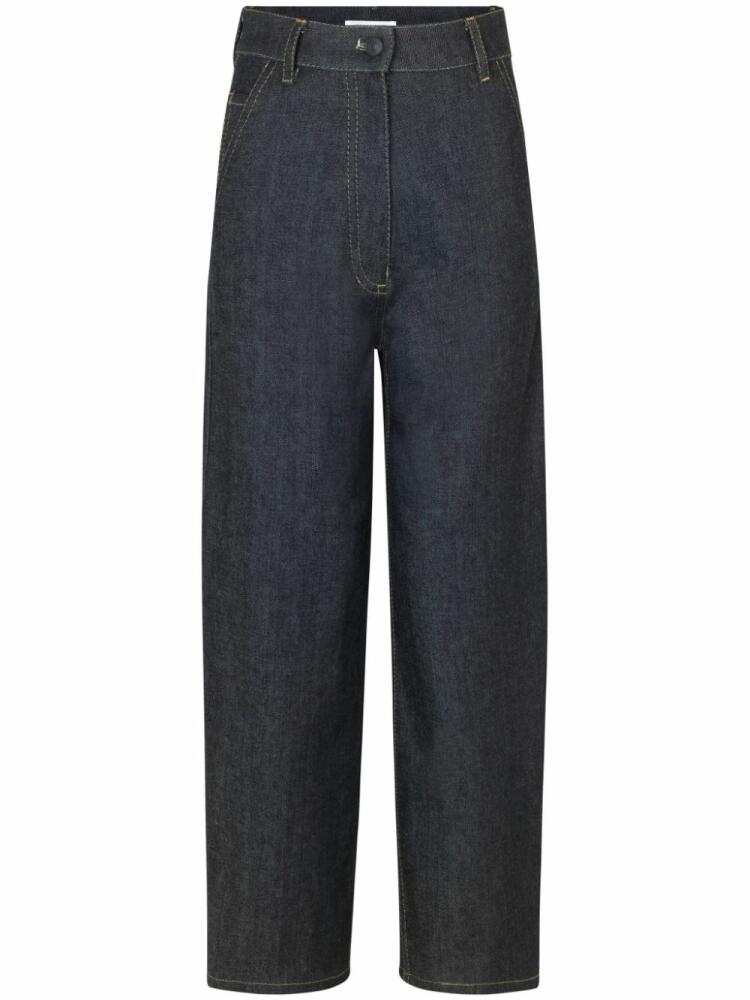 Cecilie Bahnsen Viola straight-leg jeans - Blue Cover