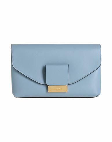 Visone Woman Handbag Sky blue Calfskin Cover