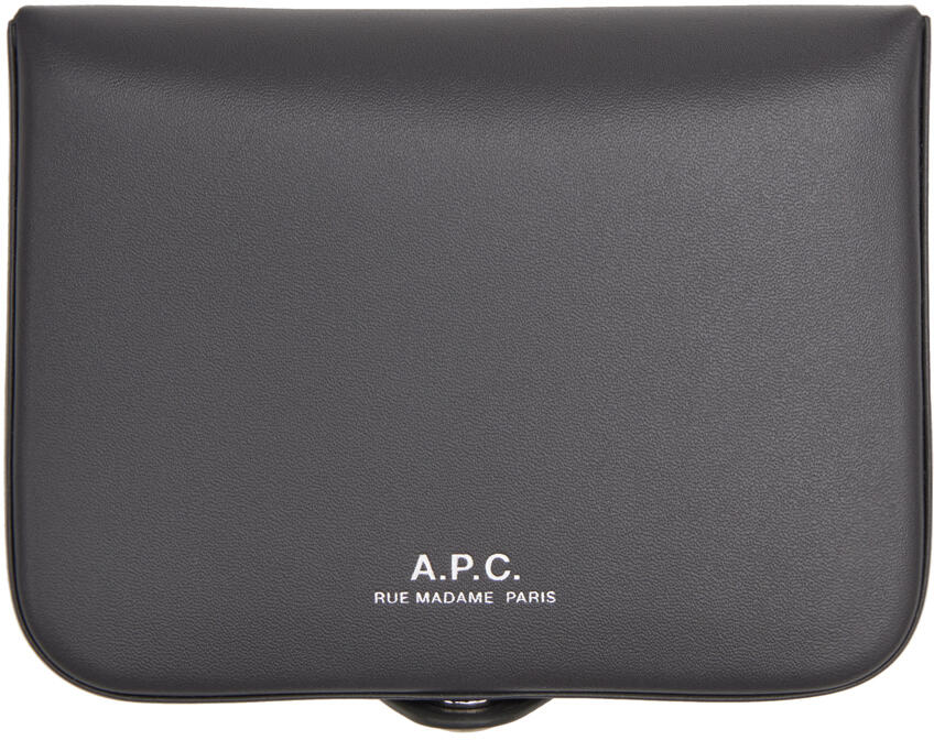 A.P.C. Gray Josh Card Holder Cover