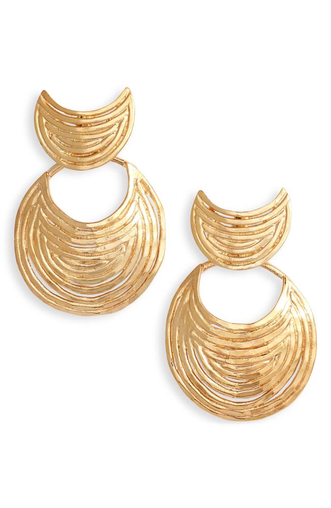 Gas Bijoux Luna Wave Earrings in Gold Cover