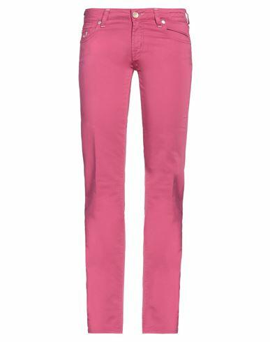 Jacob Cohёn Woman Pants Fuchsia Cotton, Elastane Cover