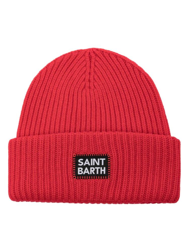 MC2 Saint Barth Berry beanie hat - Red Cover