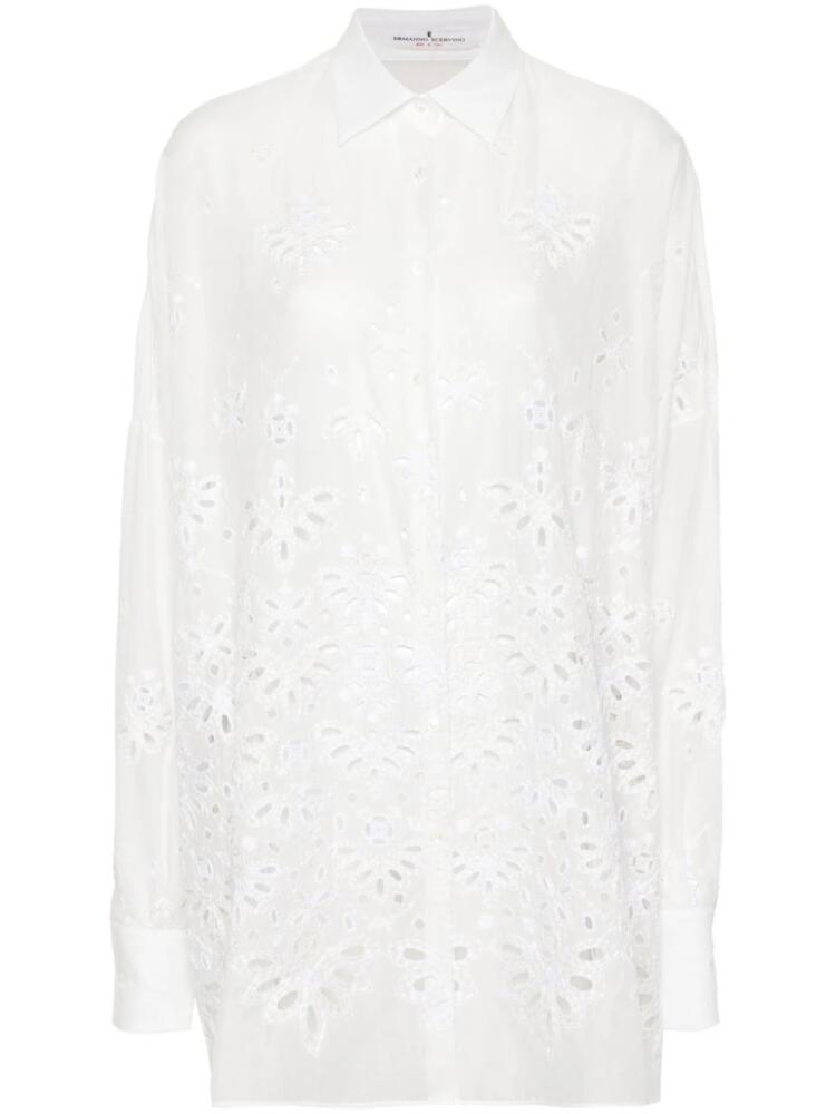 Ermanno Scervino broderie anglaise shirt - White Cover