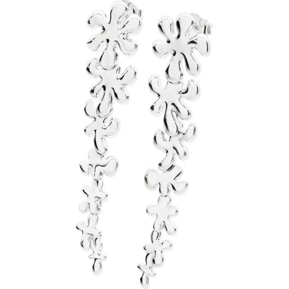 Lucy Quartermaine Splash Taper Drop Earring in Sterling Silver Cover