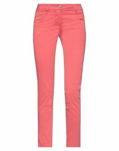 Jacob Cohёn Woman Pants Coral Cotton, Elastane Cover