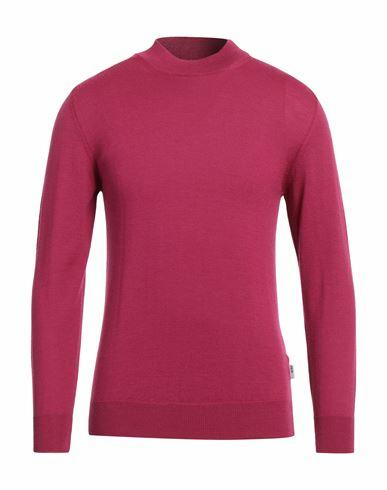 Takeshy Kurosawa Man Turtleneck Fuchsia Wool, Acrylic Cover