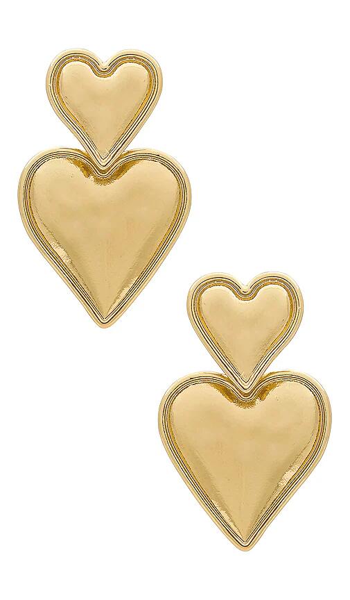 Amber Sceats x REVOLVE Cupid Earrings in Metallic Gold Cover