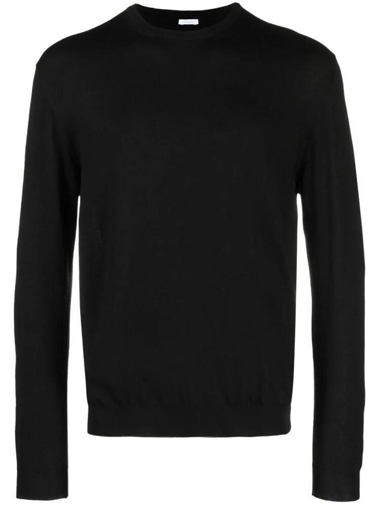 Malo crew-neck wool jumper - Black Cover