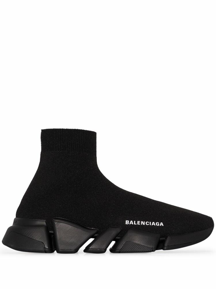 Balenciaga Speed 2.0 knitted sneakers - Black Cover