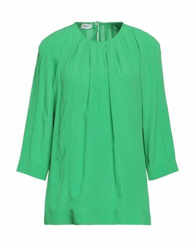 Rue Du Bac Woman Top Green Acetate, Silk Cover