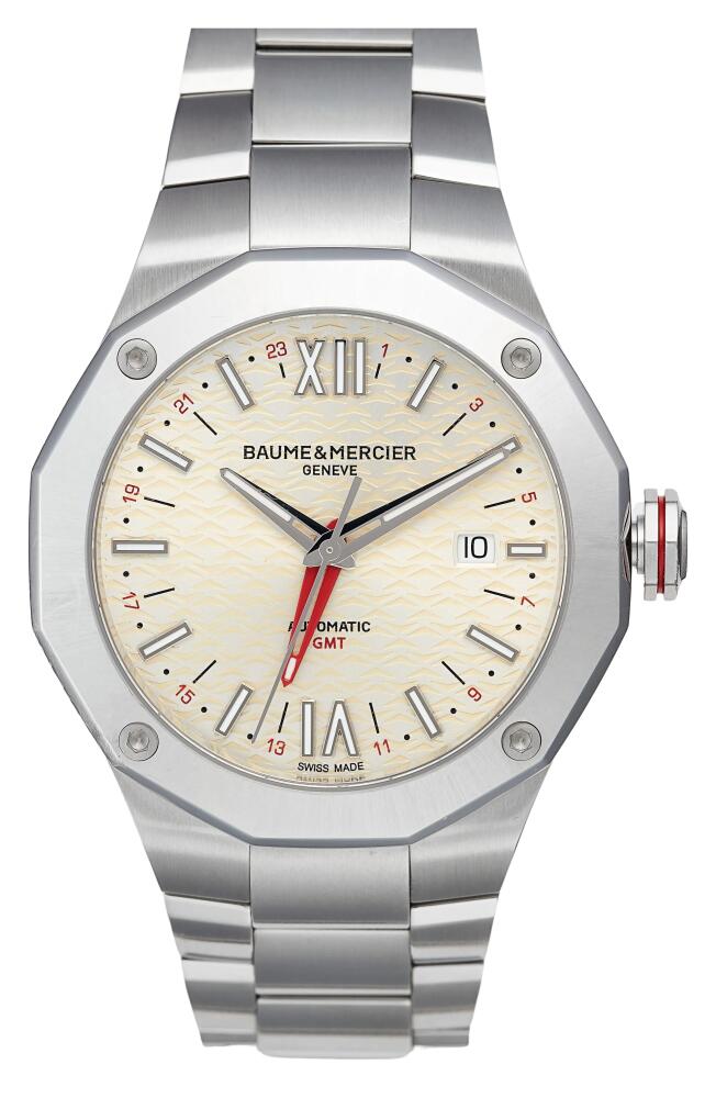 Baume & Mercier Riviera 10658 Automatic Bracelet Watch, 42mm in Silver Coloured Cover