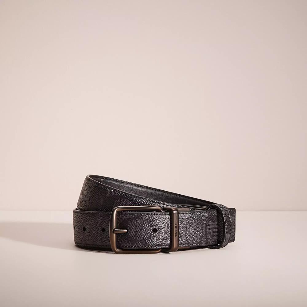 Coach Restored Harness Buckle Cut To Size Reversible Belt, 38mm Cover