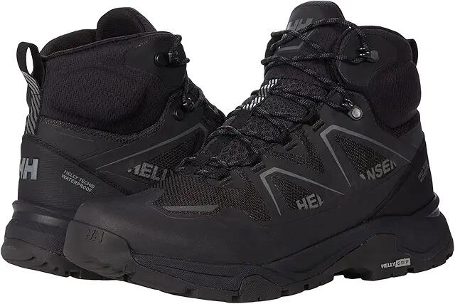 Helly Hansen Cascade Mid Helly Tech (Black/New Light Grey) Men's Shoes Cover