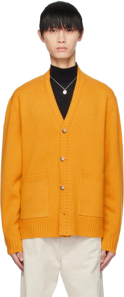 Guest in Residence Yellow Rib Cardigan Cover