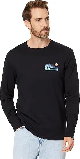 Billabong Range Long Sleeve Graphic Tee (Black) Men's T Shirt Cover