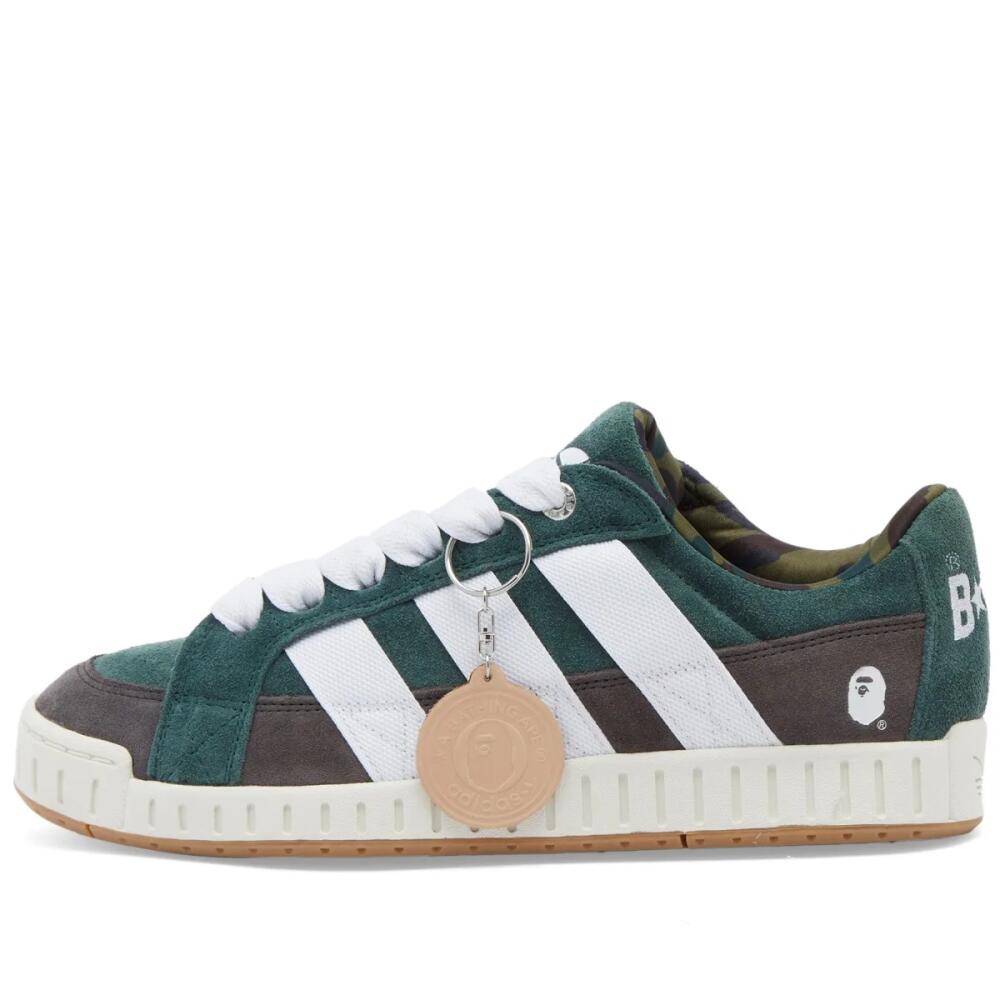 Adidas x BAPE Lawsuit Sneakers in Shadow Green/Footwear White/Core Black Cover