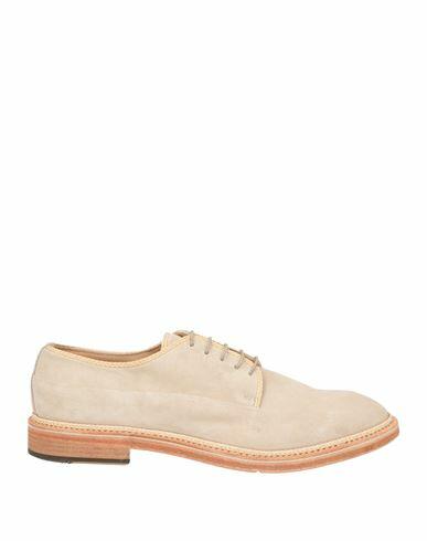 Eleventy Man Lace-up shoes Beige Leather Cover