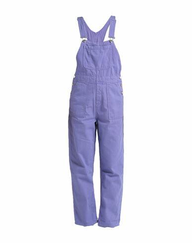 Hinnominate Woman Overalls Purple Cotton Cover