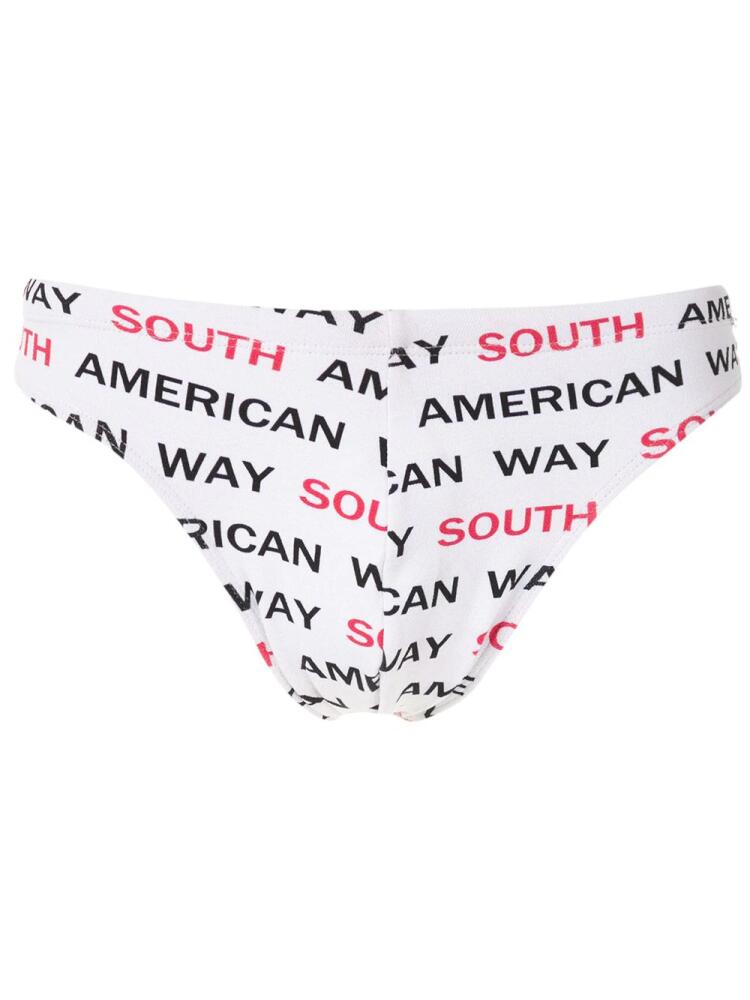 Amir Slama South American Way trunks - White Cover