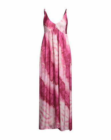 Kaos Jeans Woman Midi dress Mauve Viscose Cover