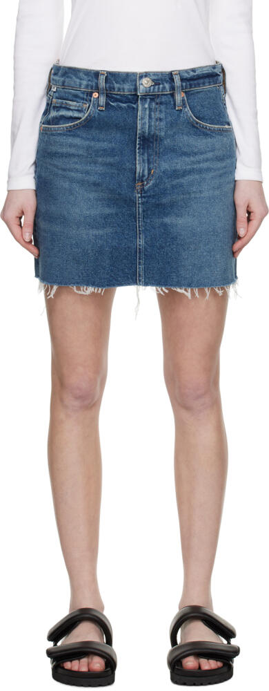 Citizens of Humanity Indigo Beatnik Denim Miniskirt Cover