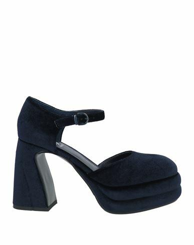 Jeannot Woman Pumps Midnight blue Textile fibers Cover