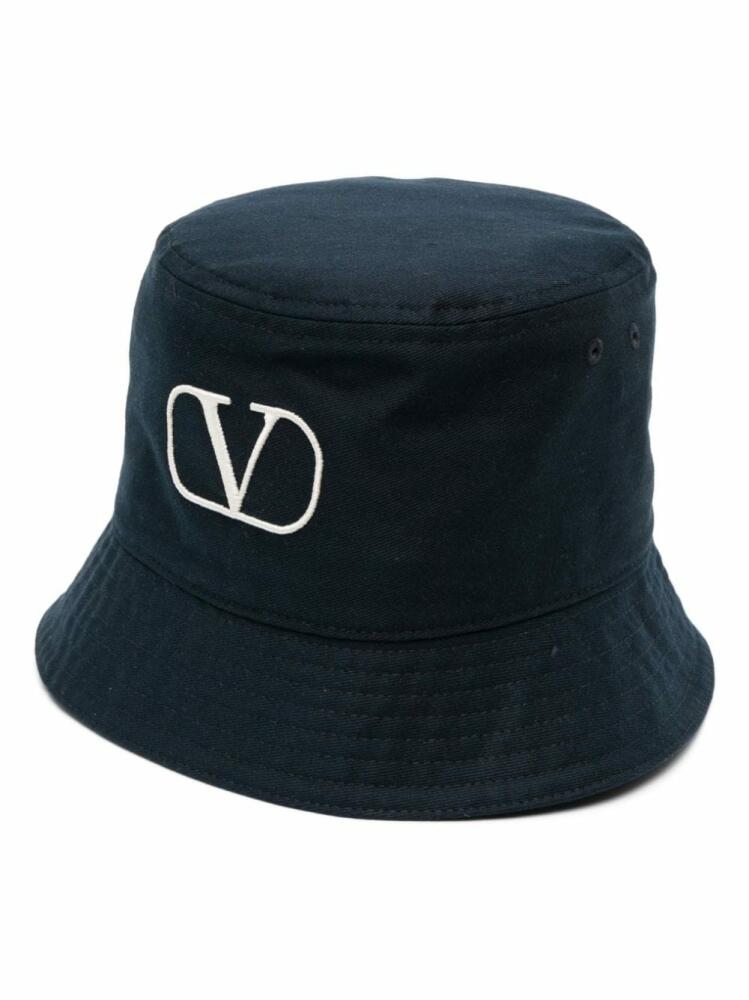 Valentino Garavani VLogo bucket hat - Blue Cover