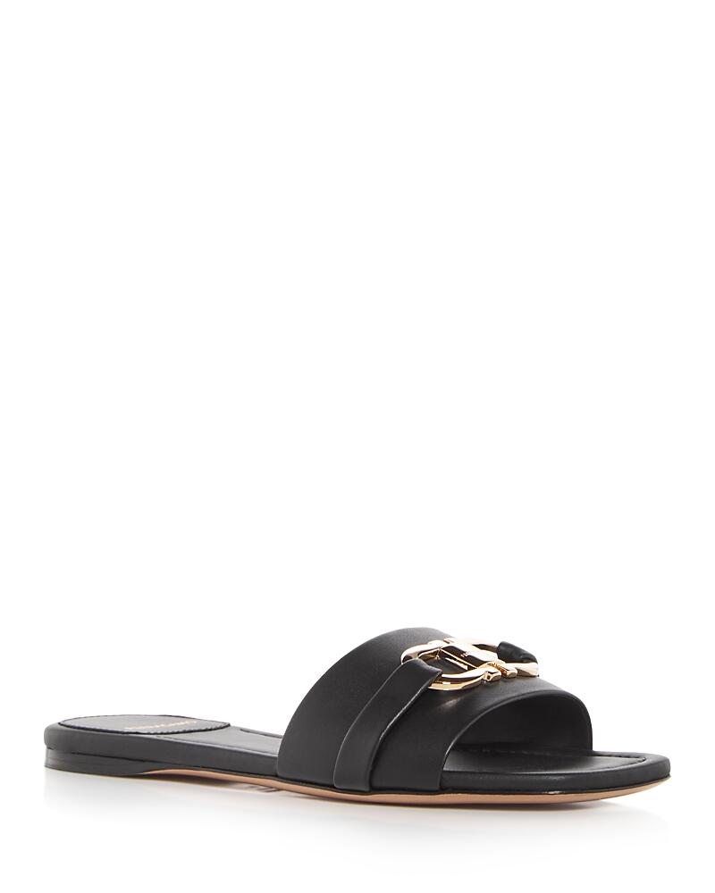 Ferragamo Women's Leah Double Gancini Slide Sandals Cover