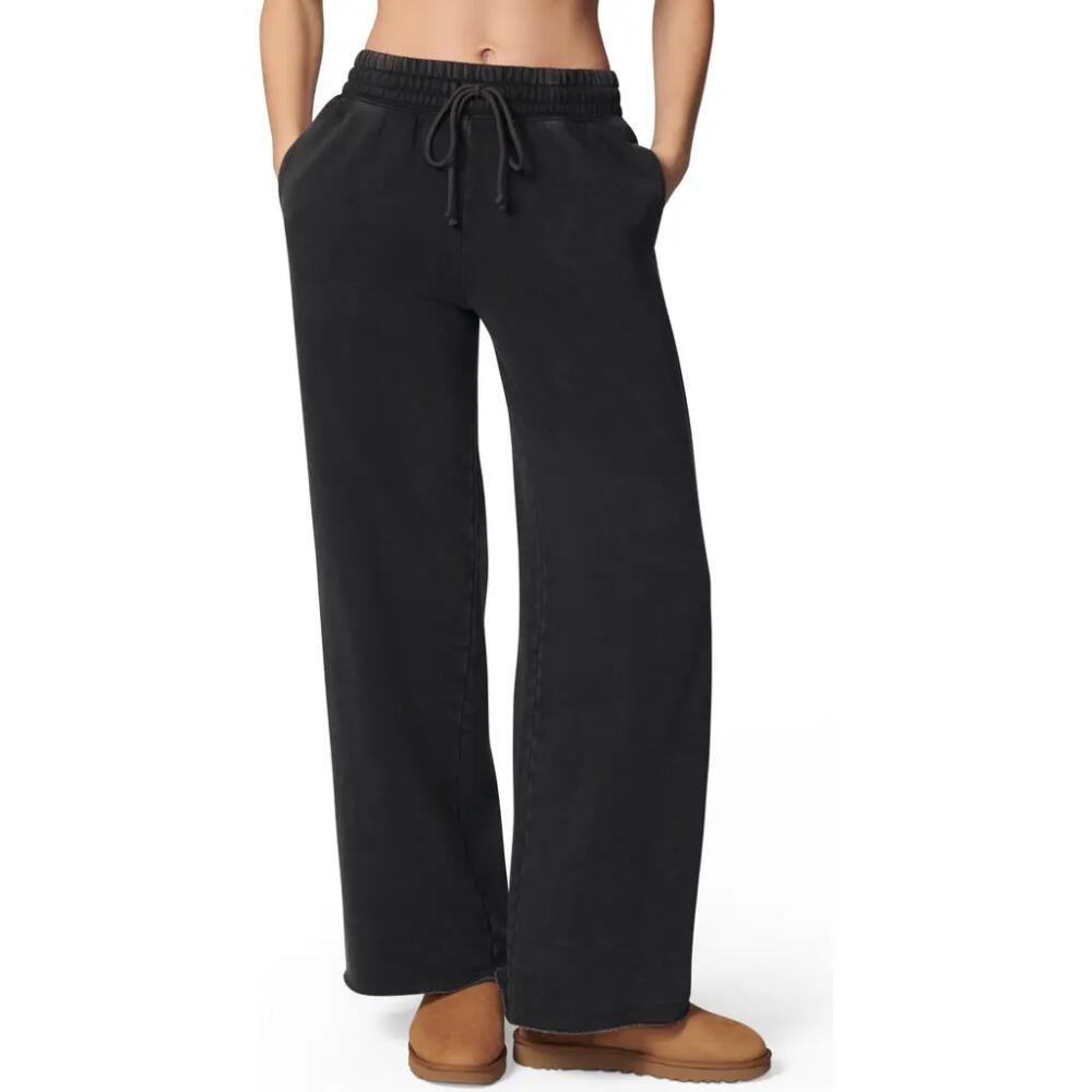 Florence by Mills Wide Leg Sweatpants in Washed Black Cover