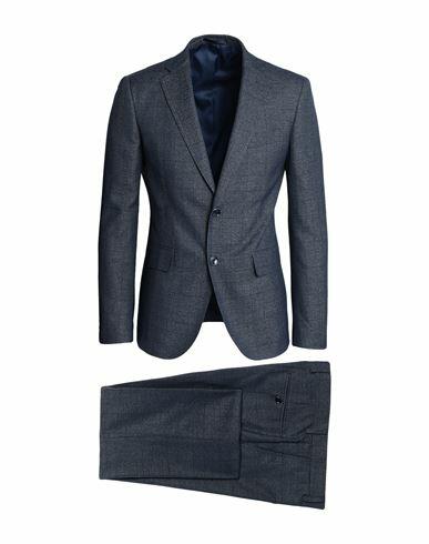 Herman & Sons Man Suit Slate blue Polyester, Viscose Cover